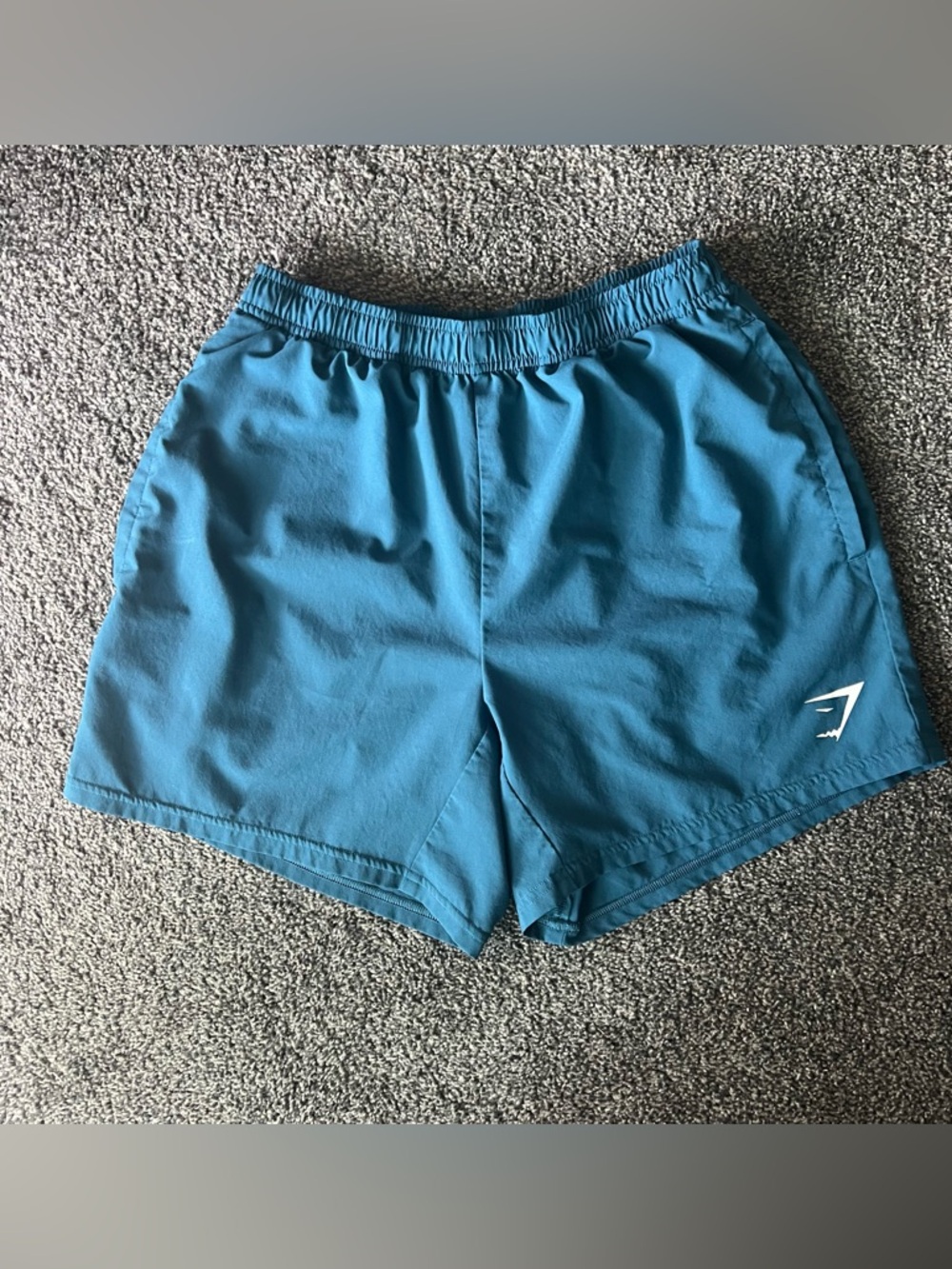 Gymshark Teal Drawstring Shorts